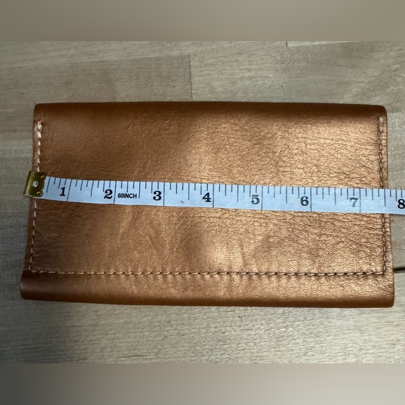 Portland Leather Copper metallic Ranchers Wallet - Picture 11 of 12